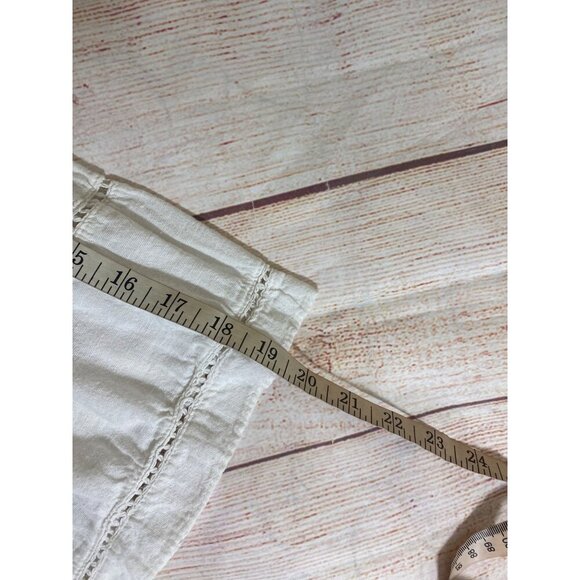 Free People Women's White Counting Daisies Embroidered Mini Dress - Medium - Picture 11 of 16